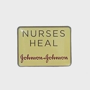 Nurses Heal Johnson & Johnson Lapel Vest Hat Pin